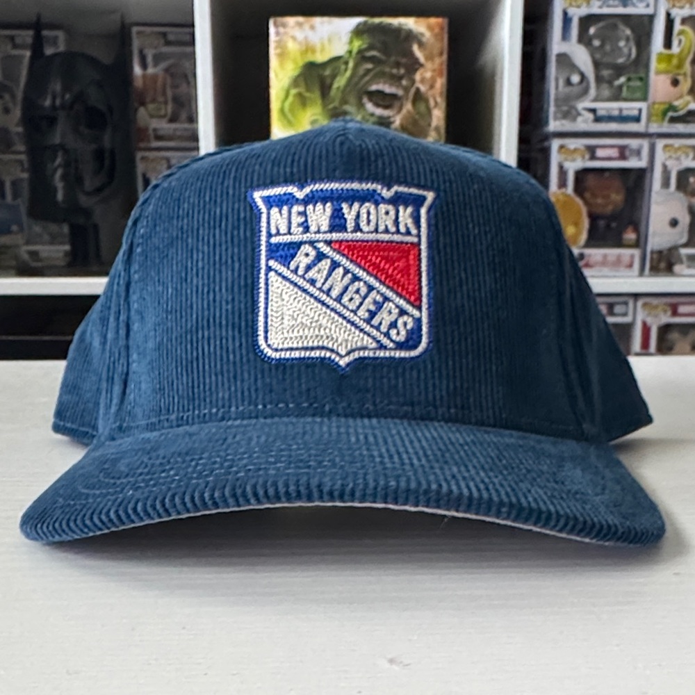 New York Rangers Corduroy Baseball Cap - American Needle